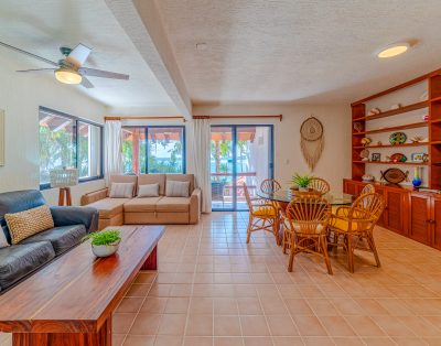 Beach front Caribbean views one bedroom condo